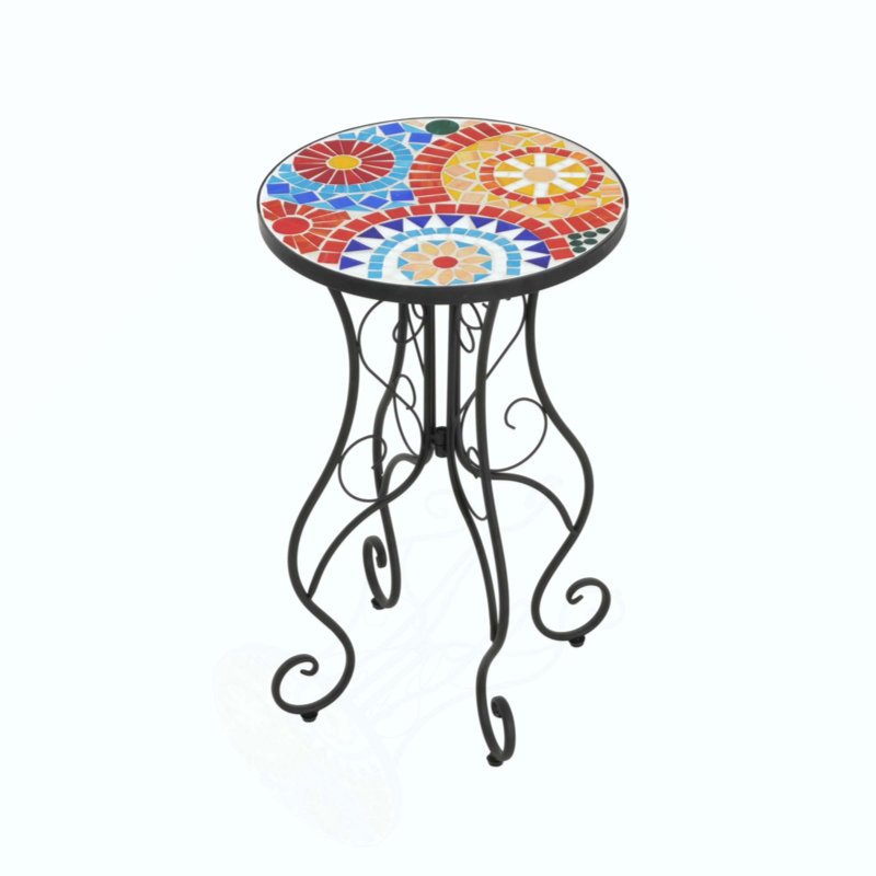 Micheal Ceramic Top Side Table
