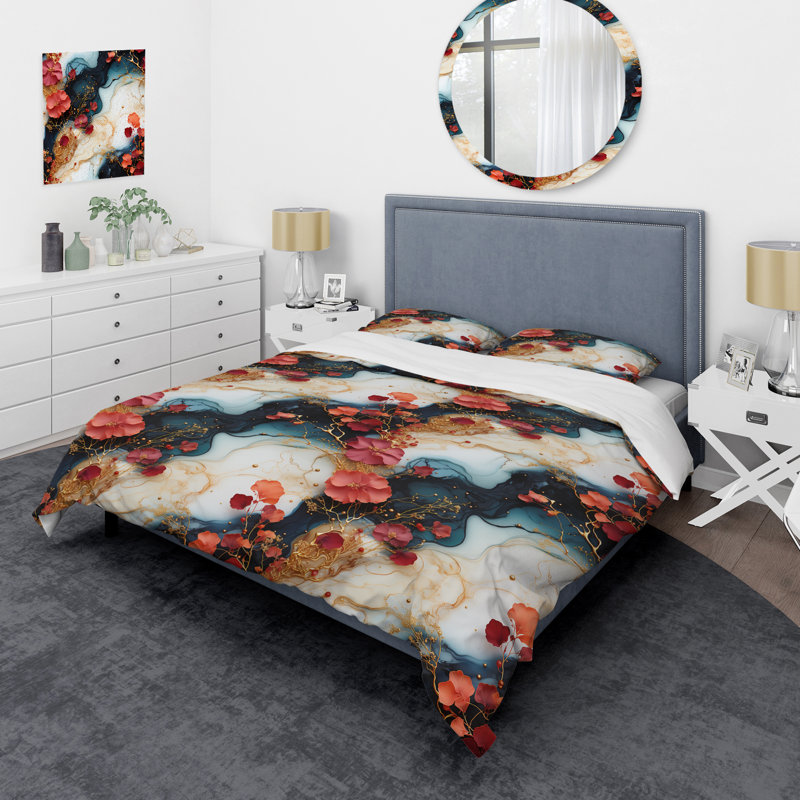 Ensemble de housse de couette Enchanted, Housse de couette pour très grand lit et 2 très