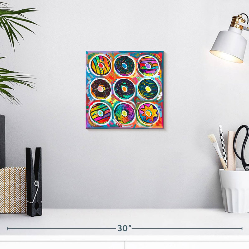 Yarlin Doughnuts Patterns, 10" H x 10" W