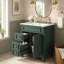 Meuble-lavabo 24 po avec lavabo en céramique, petite armoire de salle de bain moderne, 2 tiroirs et tablette réglable-135276497