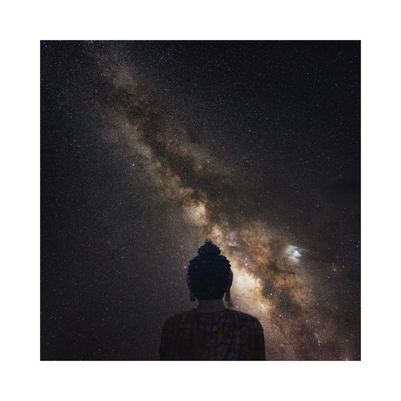 The God And Universe by Swapnil - Wrapped Canvas Print