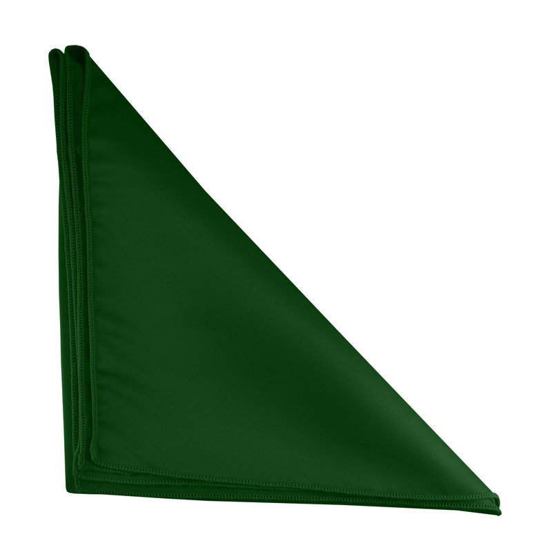 Polyester Square Napkin, Emerald