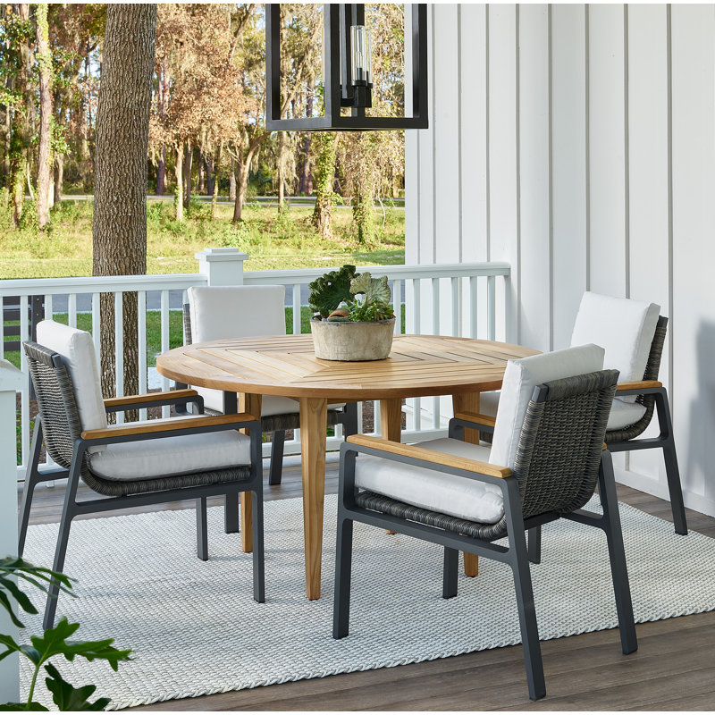 Chesapeake Teak Dining Table, 54"