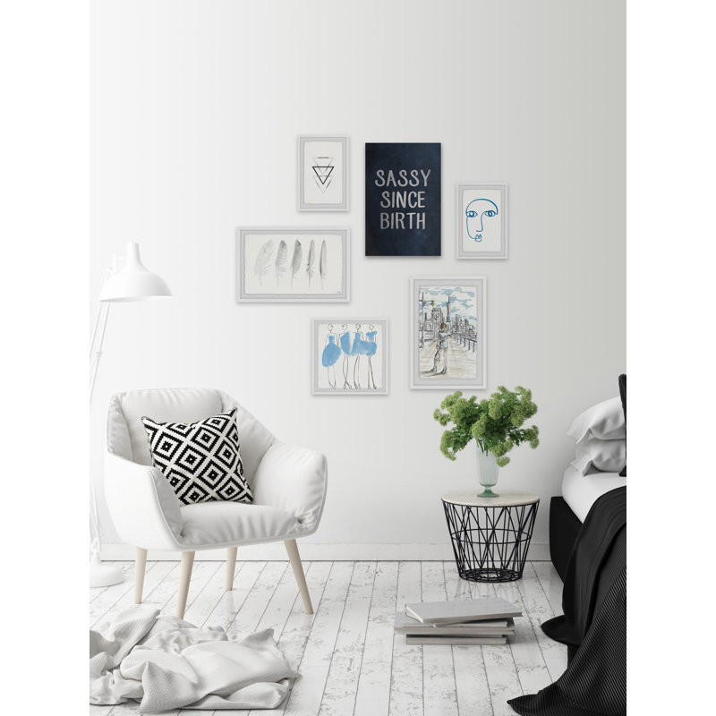Emaley «Sassy Since naissance III» Hexaptych