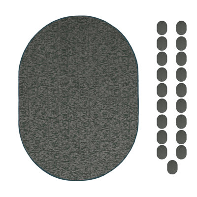 Ensemble de tapis intérieur / extérieur en nylon touffeté à la machine Barsden
