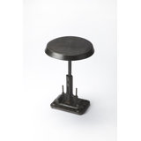 Roscoe Round Metal 14"W Side Table