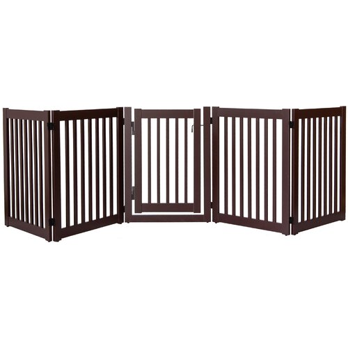 Archie & Oscar™ Clarissa Wood Free Standing Pet Gate & Reviews | Wayfair