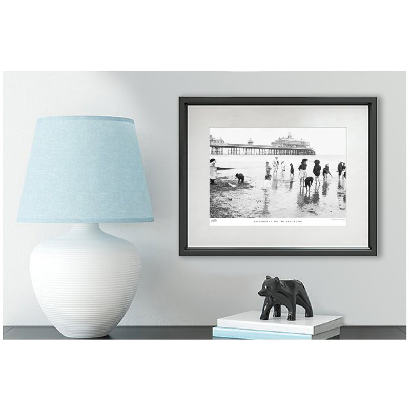 Eastbourne, On The Sands 1910 by Francis Frith - Single Picture Frame Print, 40cm H x 50cm W x 2.3cm D