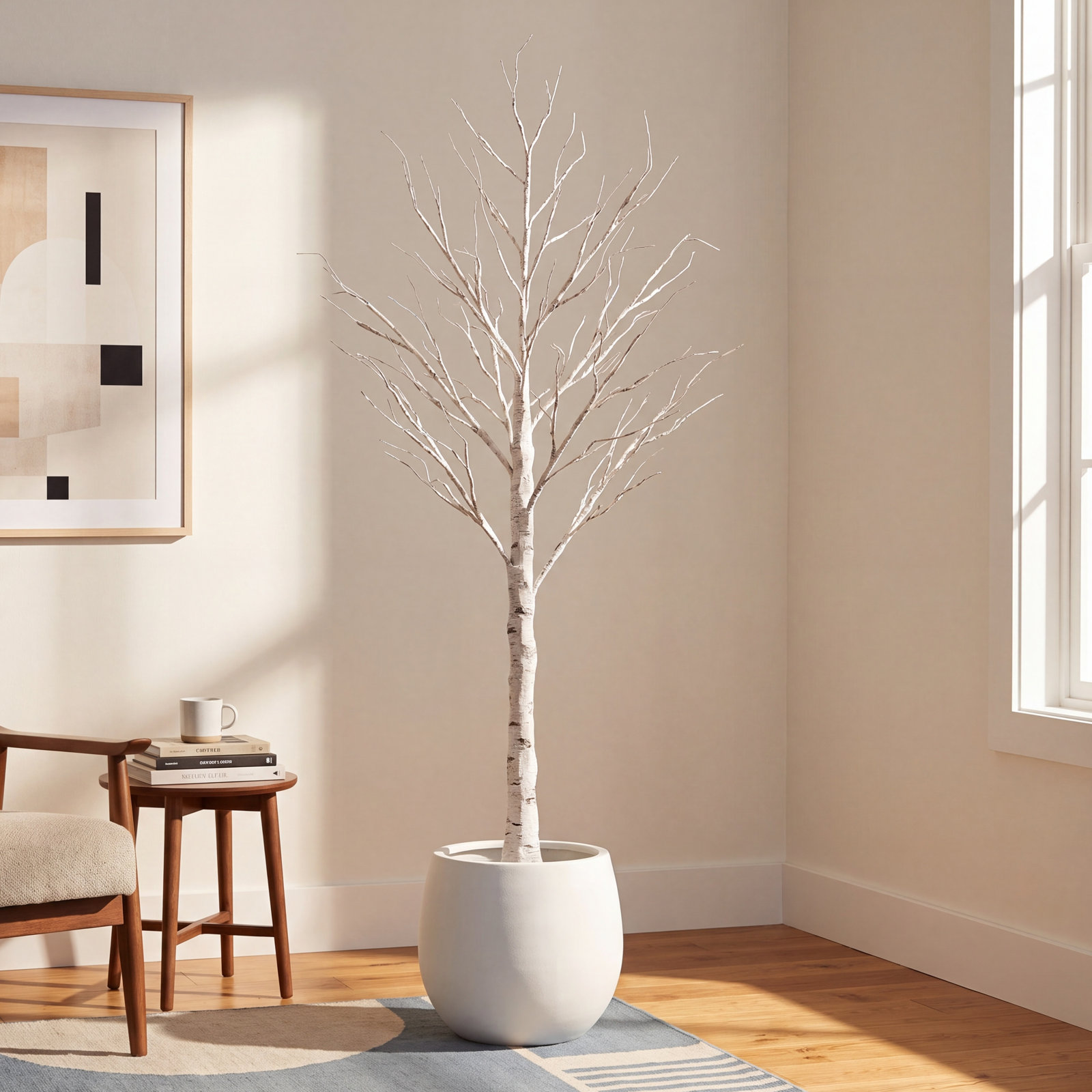 White 4' Pre-Lit Christmas Tree