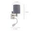 Bedsworth Stainless Steel LED Armed Sconce-26824125