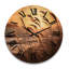 Horloge murale en bois massif Yaelin-1632463202