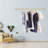 Quamel 39.37'' Metal Wall Mounted Clothes Rack