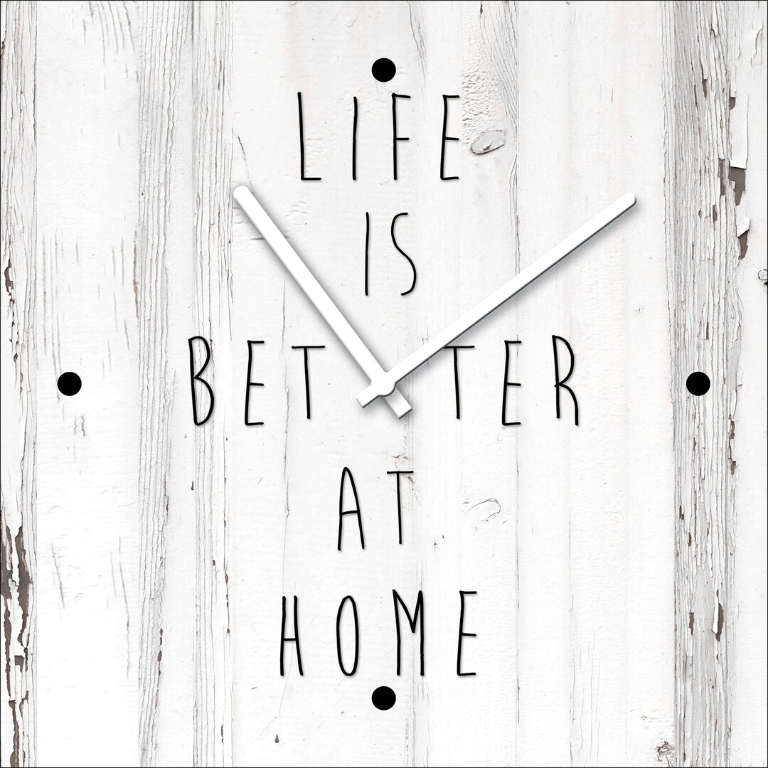 Glasbild Life Better Home