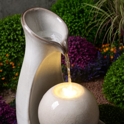 Fontaine en céramique avec lumière Marta