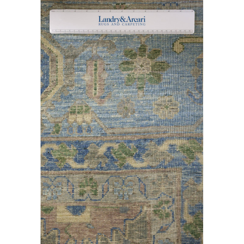 New Turkmen Afghan One-of-a-Kind Rectangle 12'4" X 15'8" Area Rug