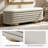 Nettie 54" Modern Velvet Boucle Upholstered Tufted Storage Bench with Gold-finished Metal Legs-1411575420