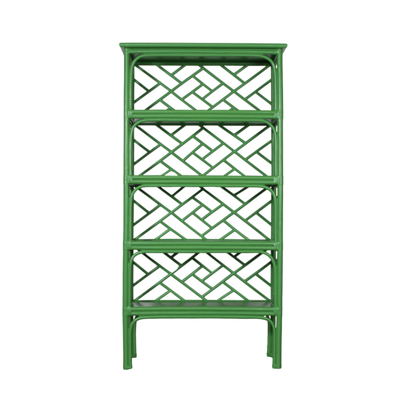 Chippendale Bookcase, Bright Green