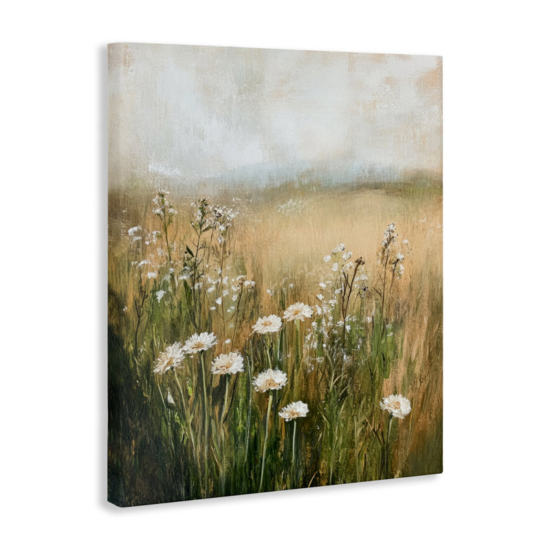 Une toile de fleurs blanches, design par Petal Prints Design, H 40 po x l 30 po