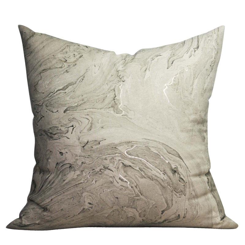 Feather Reversible Throw Pillow