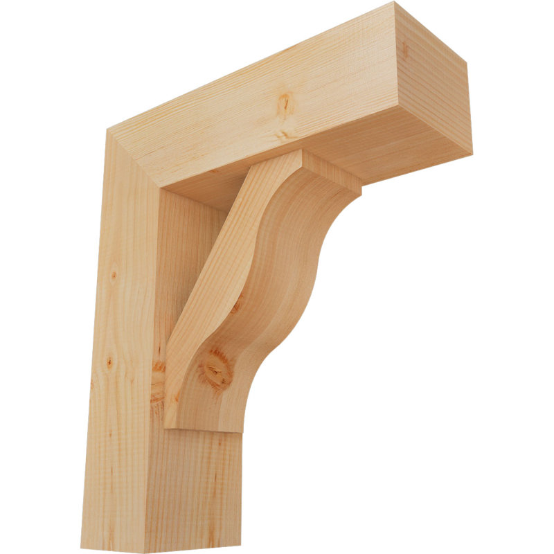 Support Funston Block avec support décalé, 26 x 22, Sapin Douglas de l 7 1/2 (lisse)