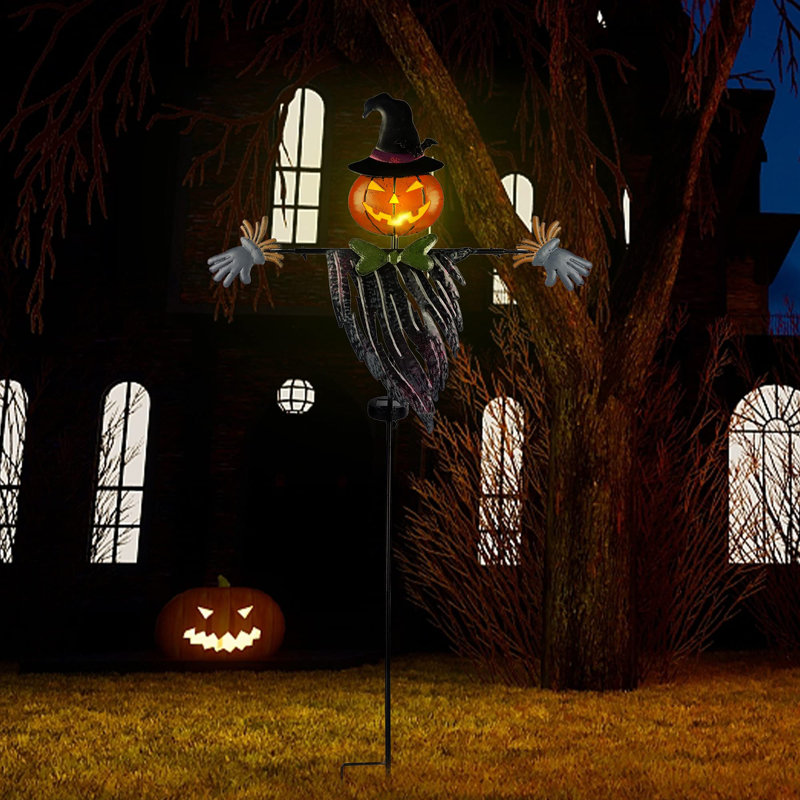2 bougies d'Halloween, 3 décorations d'Halloween