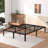 Pruneda Heavy Duty Metal Platform Rounded Edge Bed Frame with Steel Slats Easy Assembly-2018114369