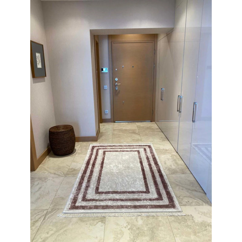 Tapis Maryemma avec envers antidérapant, Rectangle 2 pi 7 po x 10 pi 6 po