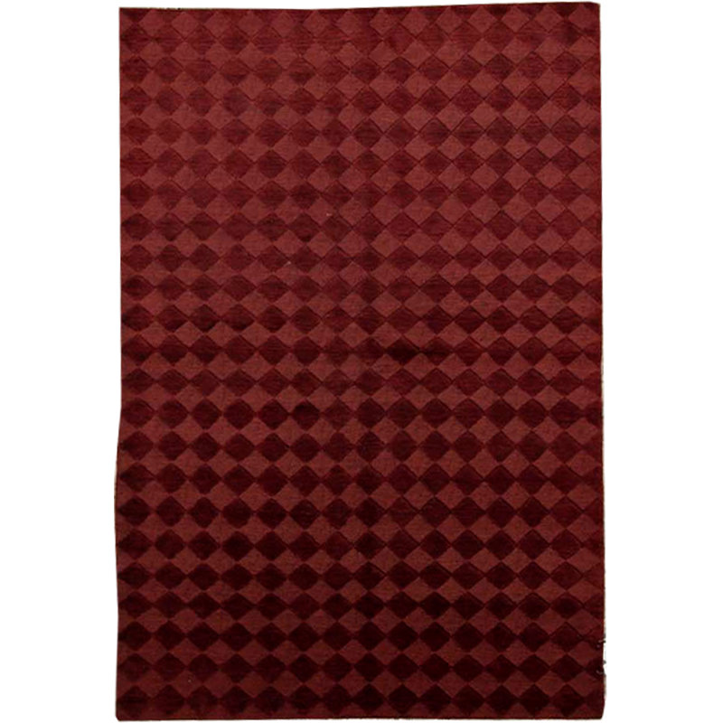 Hand-Knotted High-Quality Red Area Rug