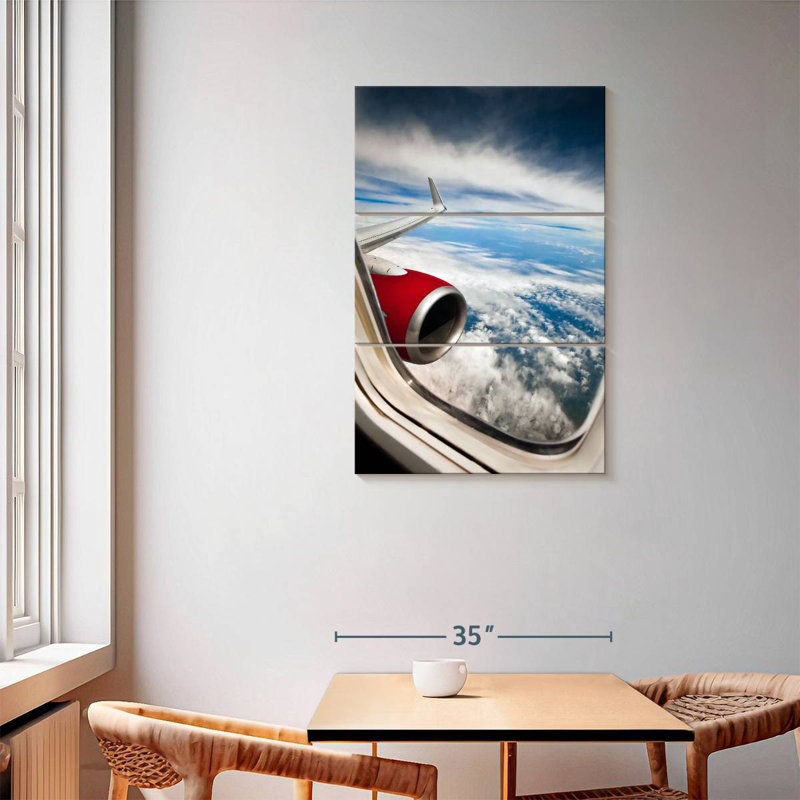 Mehar Plane Window View, 57" H x 36" W