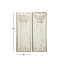 Ensemble de 2 grandes décorations murales en bois avec colonnes grecques sculptées