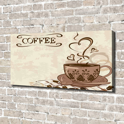 Aromatic Coffee - Wrapped Canvas Print