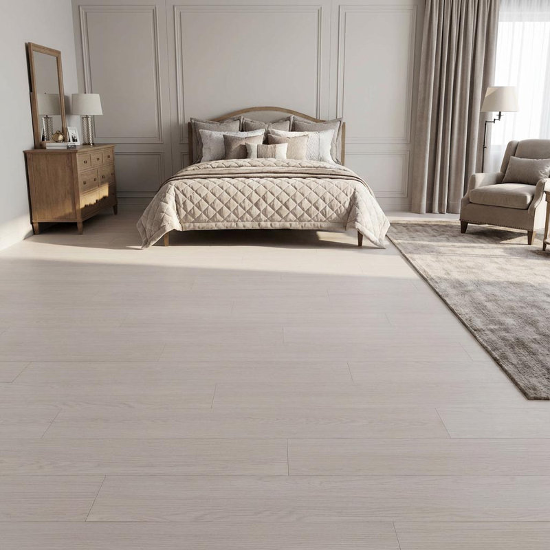 12 Mil X 6 In. X 36 In. Luxury Vinyl Plank Flooring Tile, Peel And Stick Pvc Flooring (54 Sq. Ft./case), White Wood