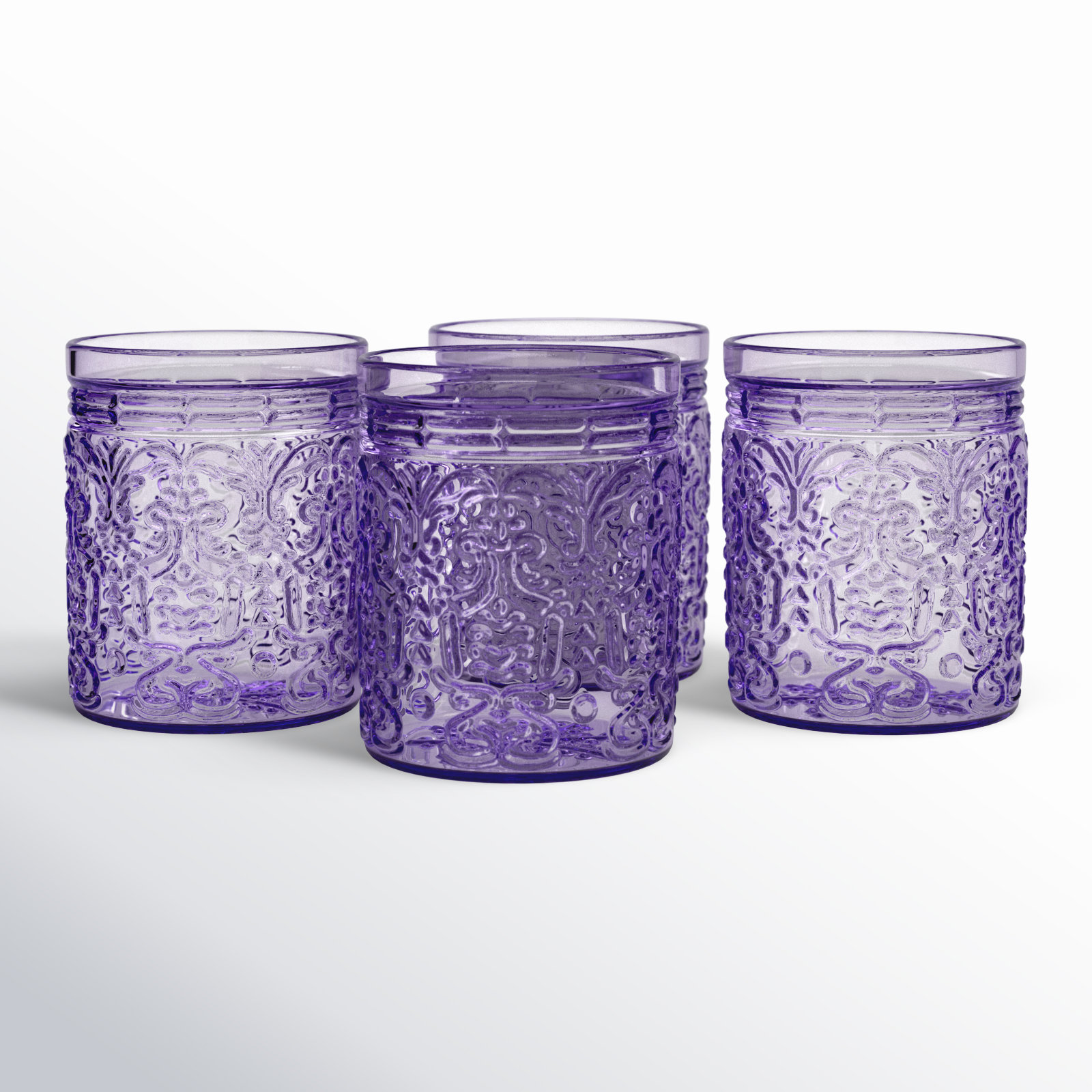 Jax Crystal Drinking Glass, Purple DOF