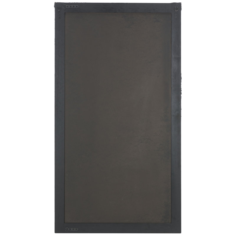 Erjeta Rectangle Wall Mirror, Black