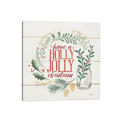 Seasons Greetings III by Janelle Penner - Wrapped Canvas Print