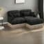Canapés modulaires à assise profonde, salon moderne léopard chenille