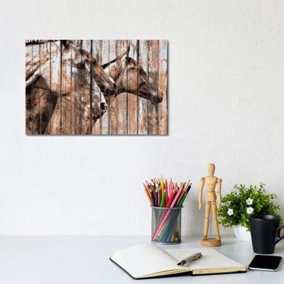Run with the Horses 1 Piece Wrapped Canvas Painting