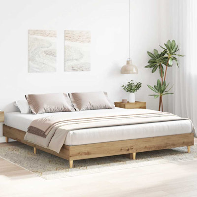 Bed Frame Without Mattress Engineered Wood