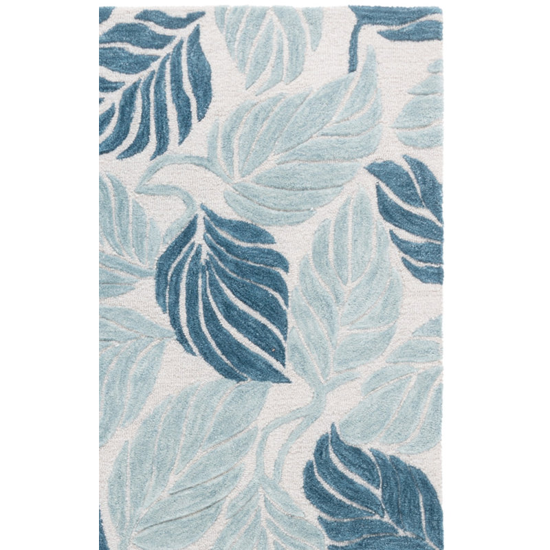 Jardin Hand Tufted Wool; Cotton Floral Indoor Rug, Runner 2'3" x 9'