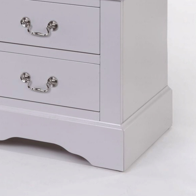 White Finish Nightstand, White