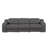 Top Grain Italian Leather Power Reclining Sofa With Dual Recliners And Power Headrests-102476819