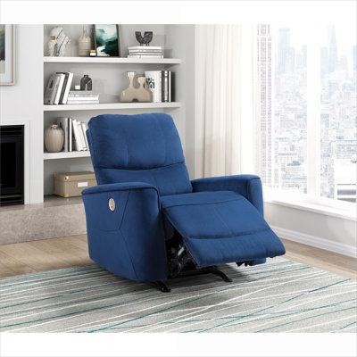 Mobilier de luxe luxueux en velours de fauteuil berçant inclinable 1 pièce