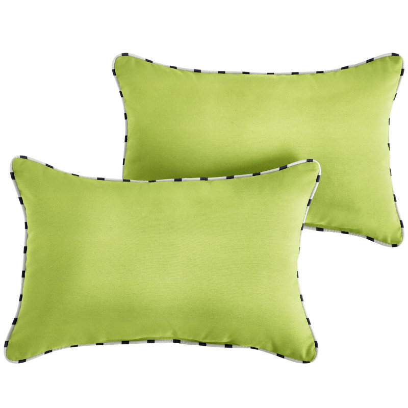 Outdoor Reversible Throw Pillow, 16" x 26"