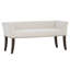 Banc rembourré crème