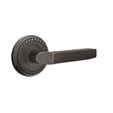 Milano Flat Passage (Hall & Closet) Door Lever with Round Rosette