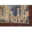 Tapis unique brun / bleu sarcelle / bleu marine / corail noué à la main 4 pi 2 po x 6 pi 2 po One-of-a-Kind
