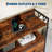 Dresser with 8+3 Fabric Drawers, Charging Station & LED Lights-1449983404