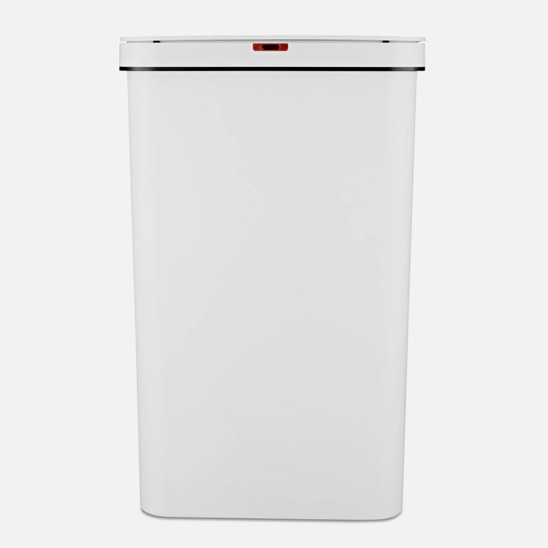 Tower Sensor Bin with Retainer Ring, Battery-Operated, 50L, White