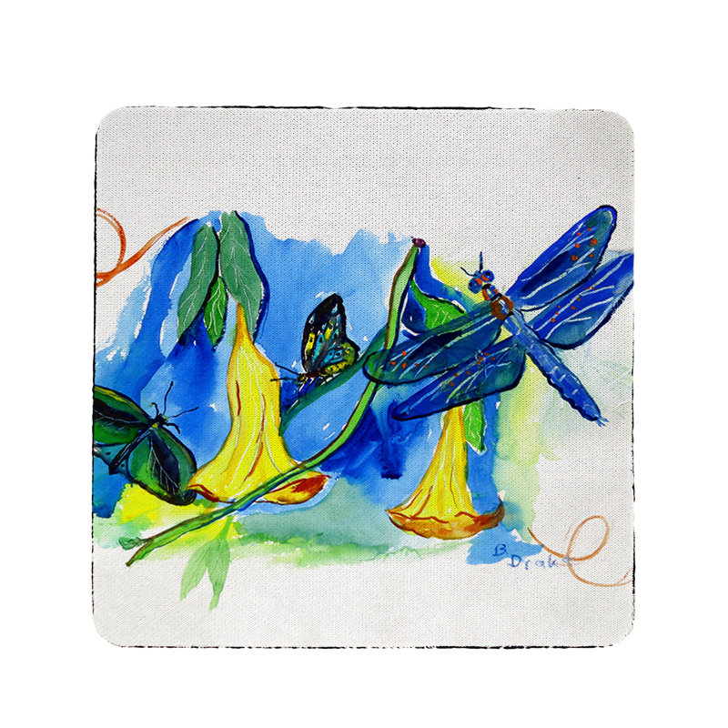 Sous-verre libellule