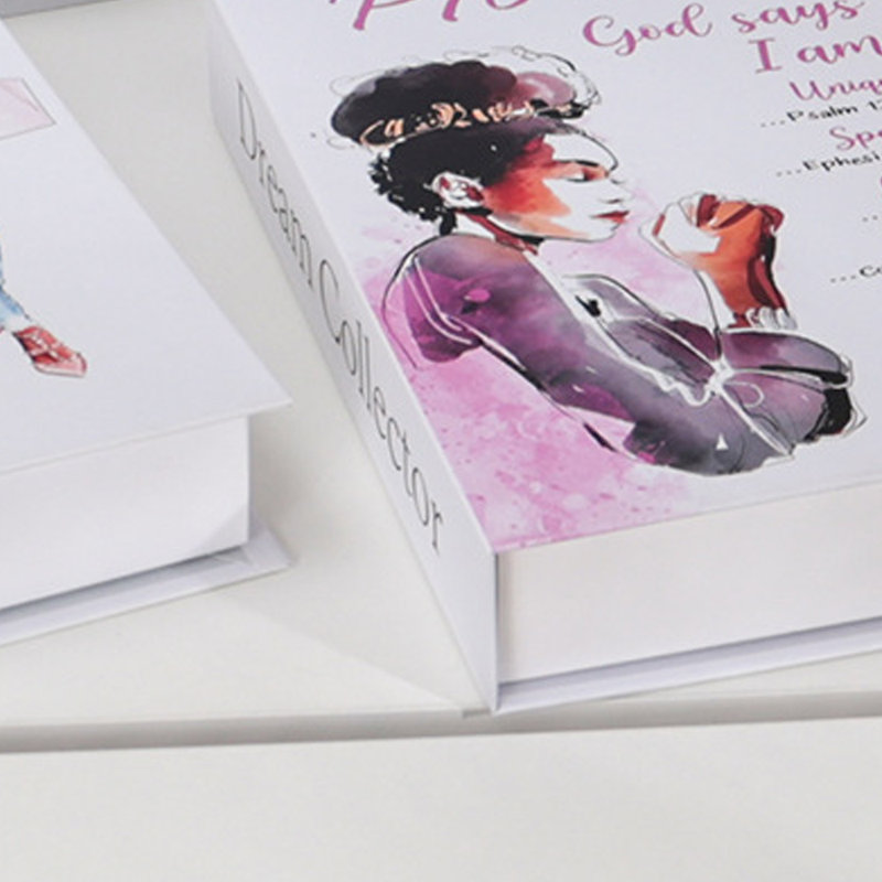 Ensemble de 5 livres de style BCBG, habilitant les faux livres sur le thème des femmes avec des papillons, des fleurs et des affirmations pour la chambre à coucher, la coiffeuse et le bureau